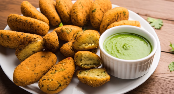 Air Fried Veg Cutlets