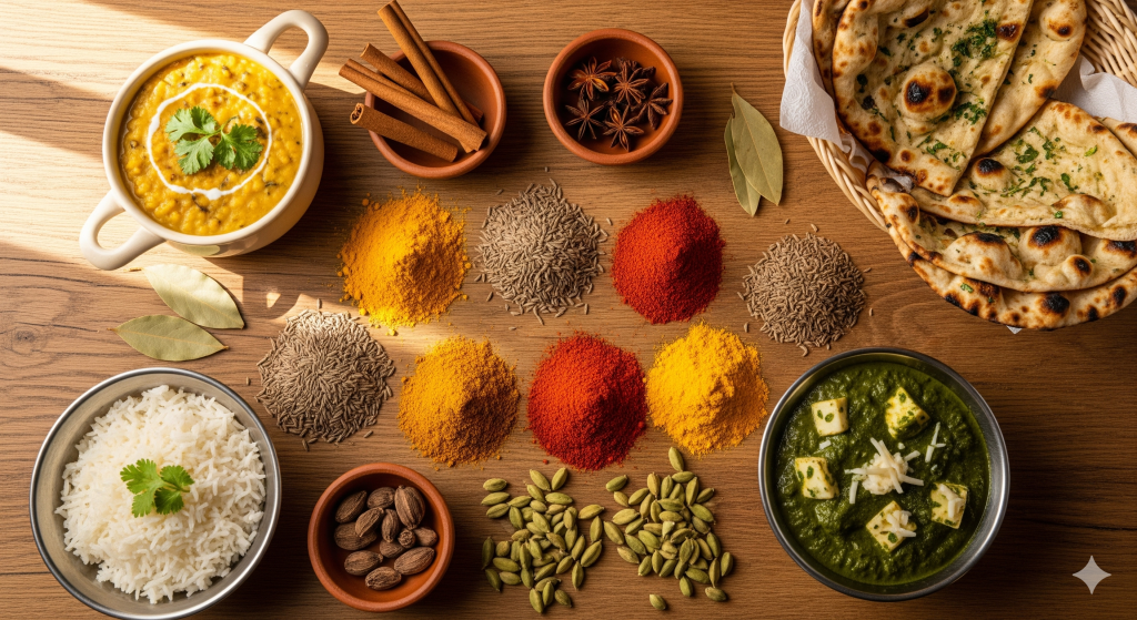 Indian spices and foods