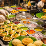 Indian street food items served hygienically