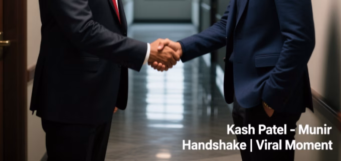 Kash Patel-Asim Munir Handshake