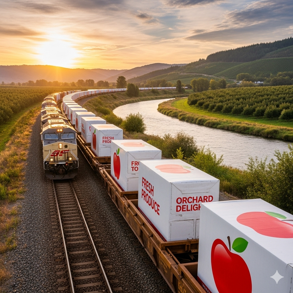 Kashmir apple parcel train 2025