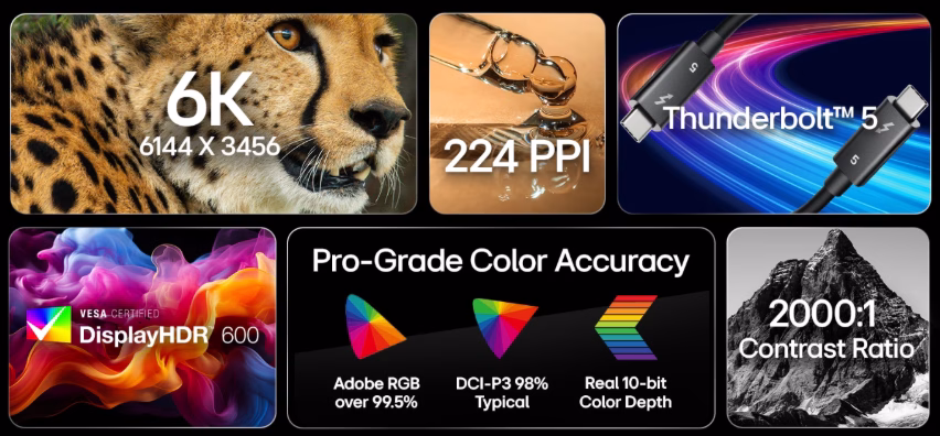 LG UltraFine Evo 6K Monitor Specs