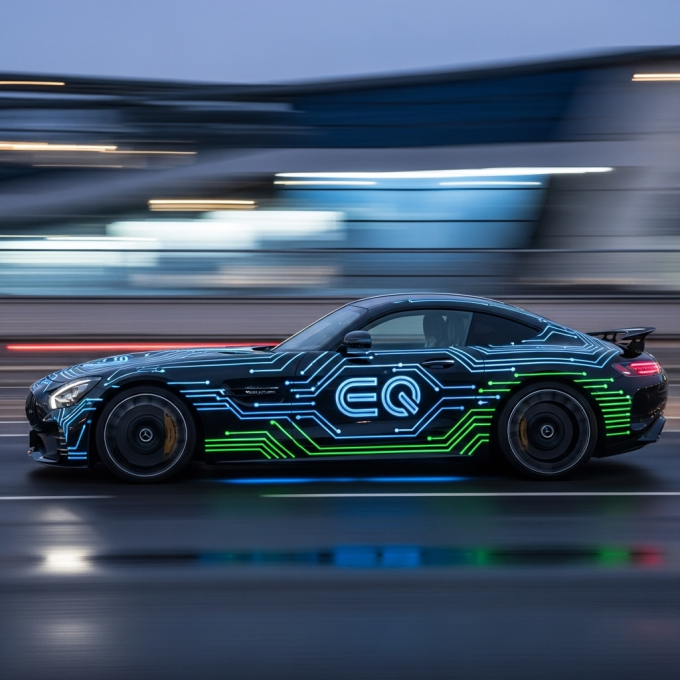 Mercedes AMG GT electric version concept
