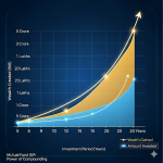 Mutual fund investment SIP growth graph for long term wealth creation
