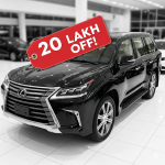 This is the picture of Lexus LX SUV, which has a discount tag of Rs 20 lakh