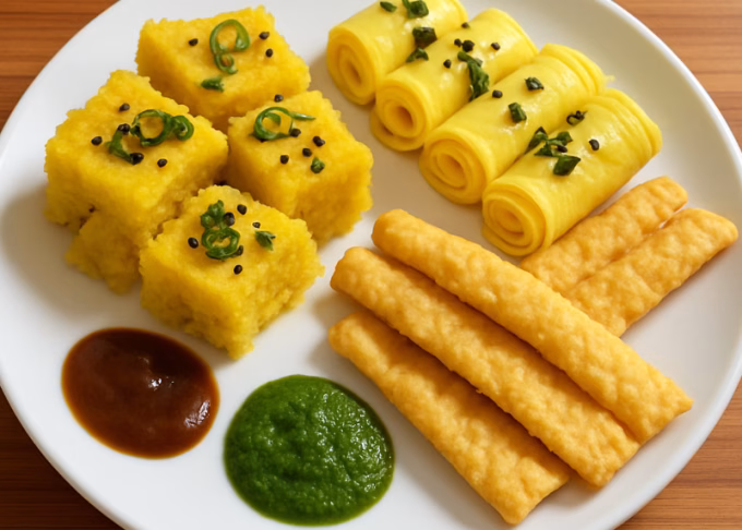Traditional Gujarati Breakfast