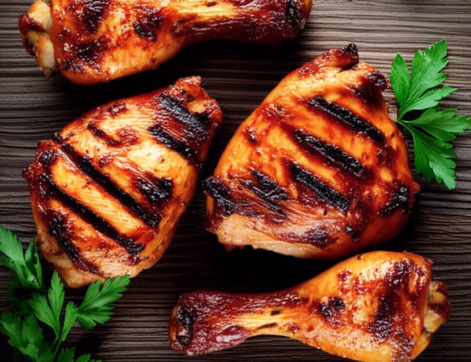 Wood Smoked, Grilled, and Barbecue Chicken