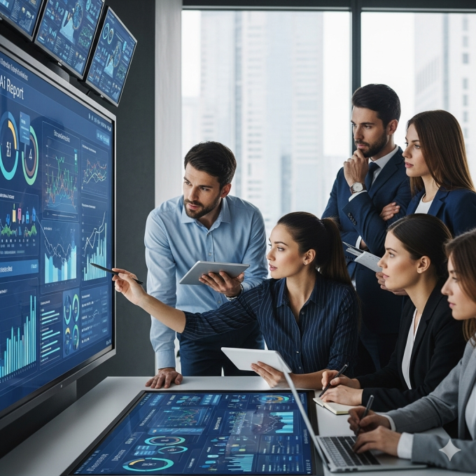 Prescriptive AI business decision technology