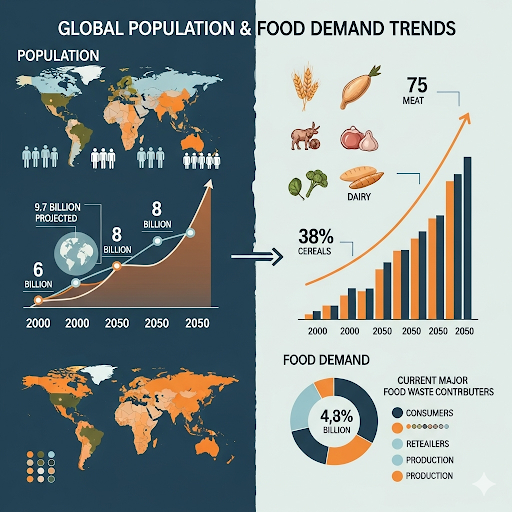 global population and food demand