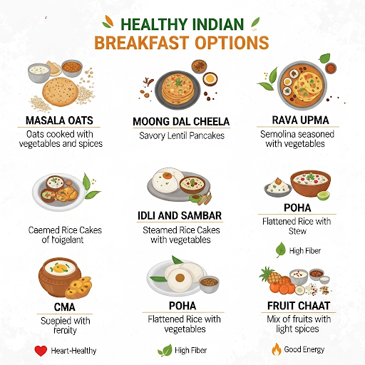healthy Indian breakfast