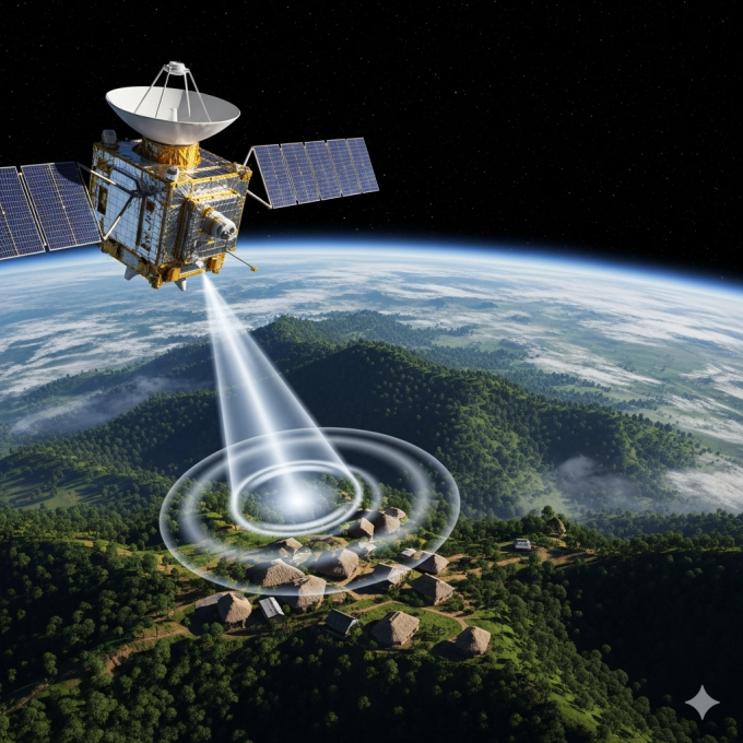 Satellite internet rural connectivity