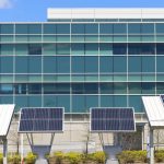 Solar-powered sustainable office building