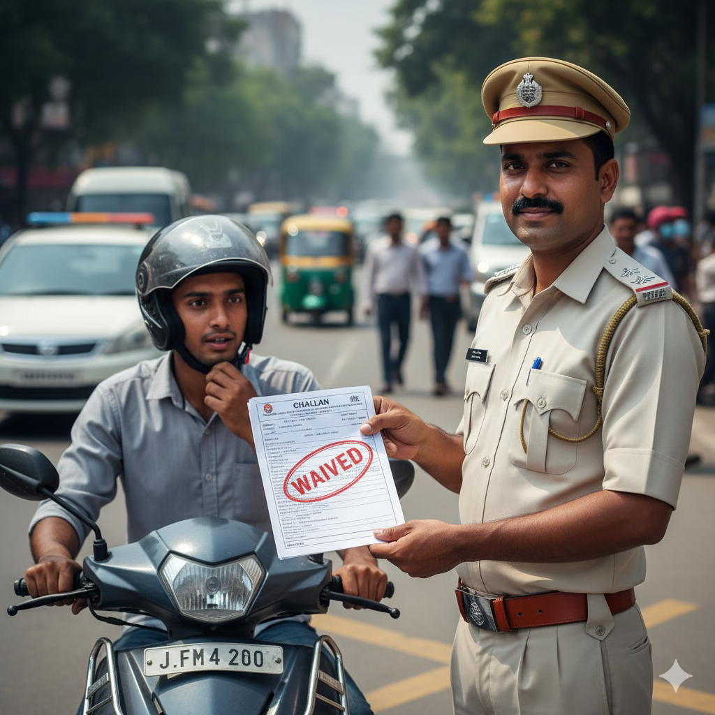 National Lok Adalat 2025 traffic challan waiver