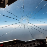 Airplane Windsheild Crack