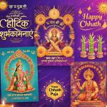 Chhath Puja greeting card
