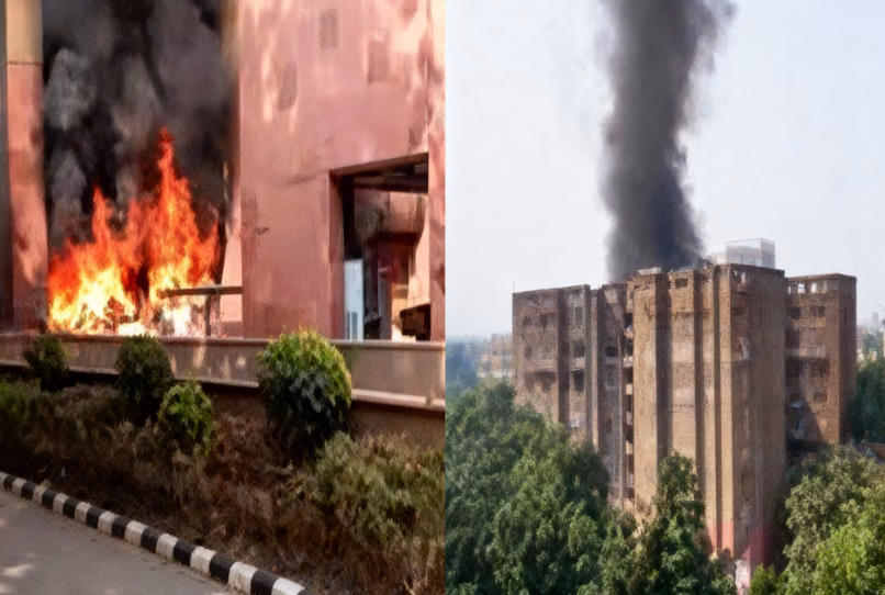 Delhi Fire in MP House