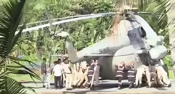 Draupadi Murmu Helicopter