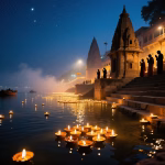 Ghats of Varanasi lit up with thousands of diyas during Diwali