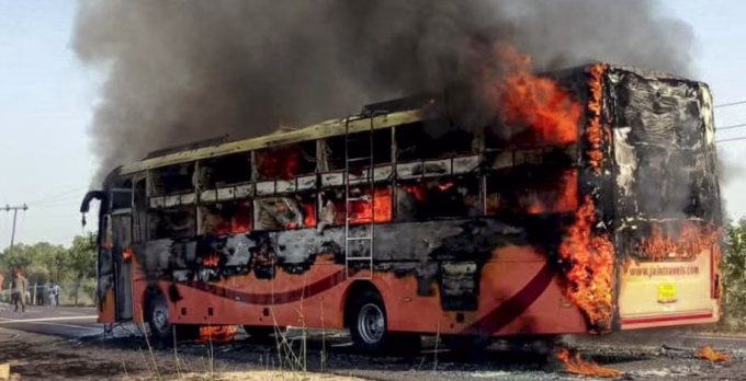 Jaisalmer bus fire