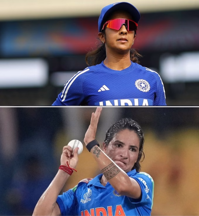 Jemimah Rodrigues and Renuka Singh