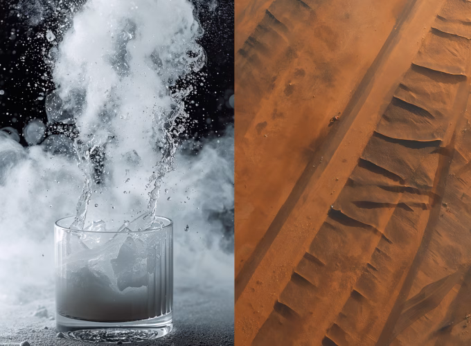 Martian sand dunes