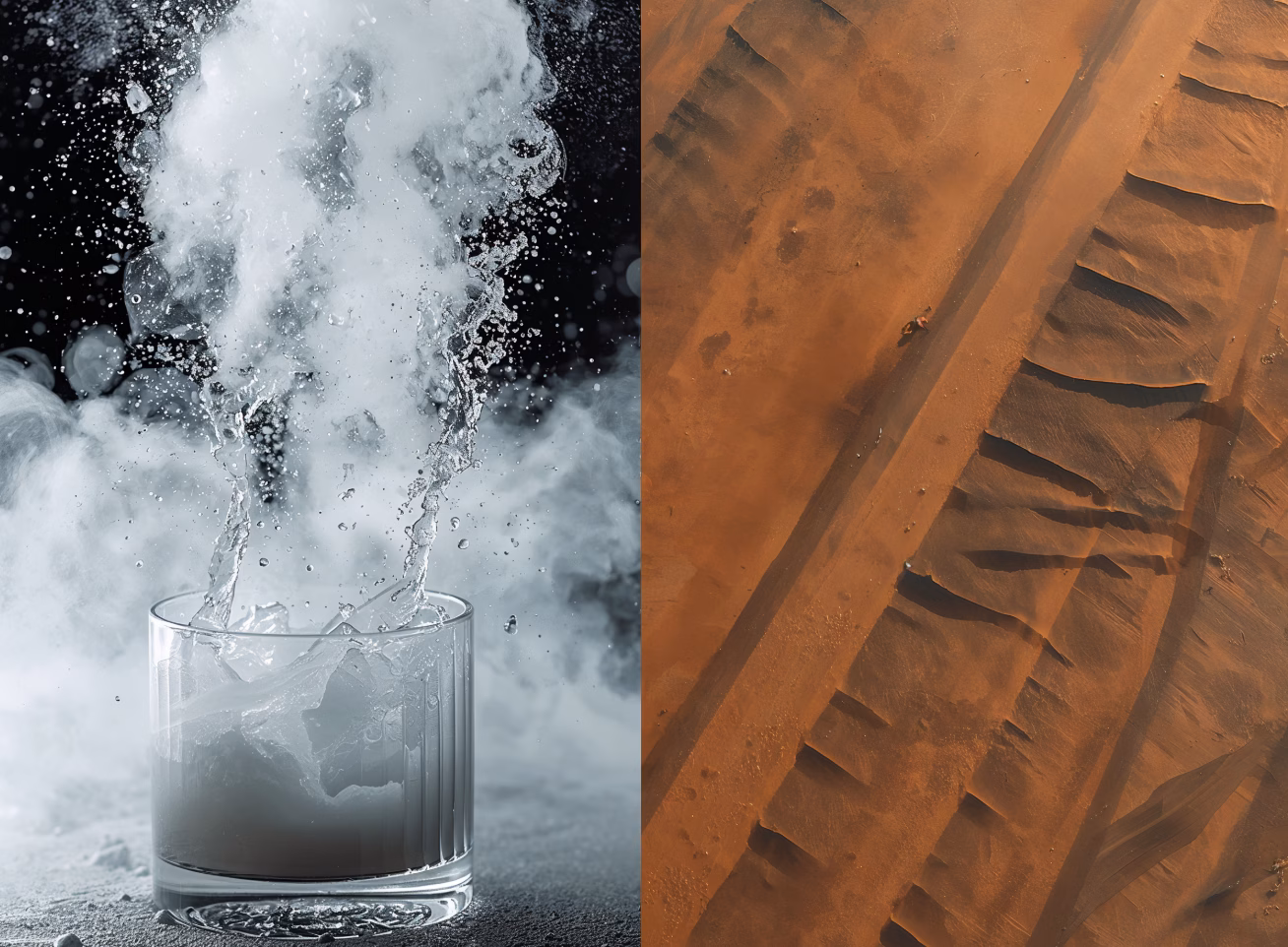 Martian sand dunes