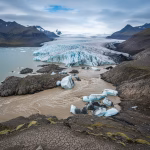 Melting glacier