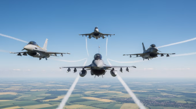 NATO Downs Russian Drones