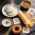 Nutritional benefits of popular South Indian breakfast