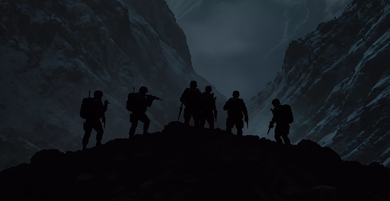 Balochistan Soldiers Raid in mountains