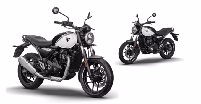 Triumph Speed 400 and Speed T4