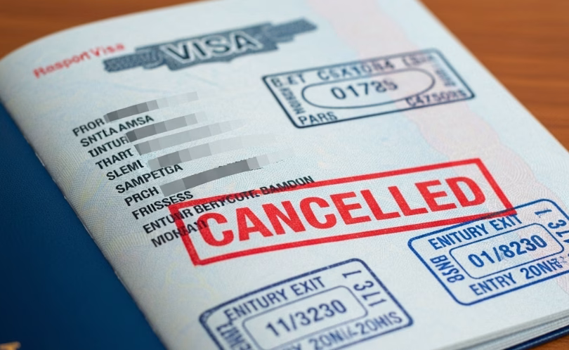 Visa Cancelled