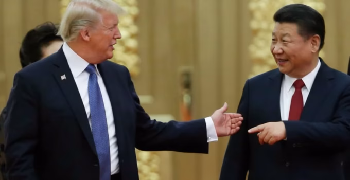 Donald Trump Xi Jinping