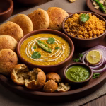 dal baati churma platter