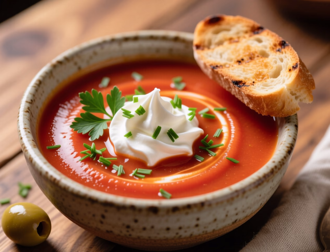 fresh tomato soup