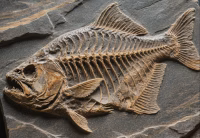 old salmonid fossil