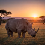 one-horned rhino