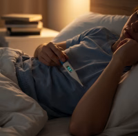 temperature with a thermometer