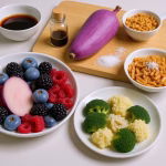 variety of frozen berries