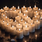 white candles