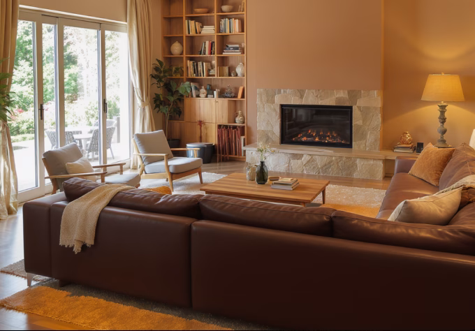 2026 living room warm decor