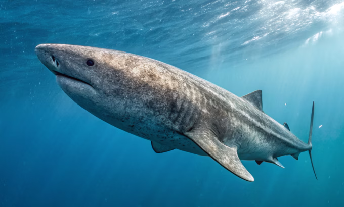 400 year old Greenland shark 4000 miles migration