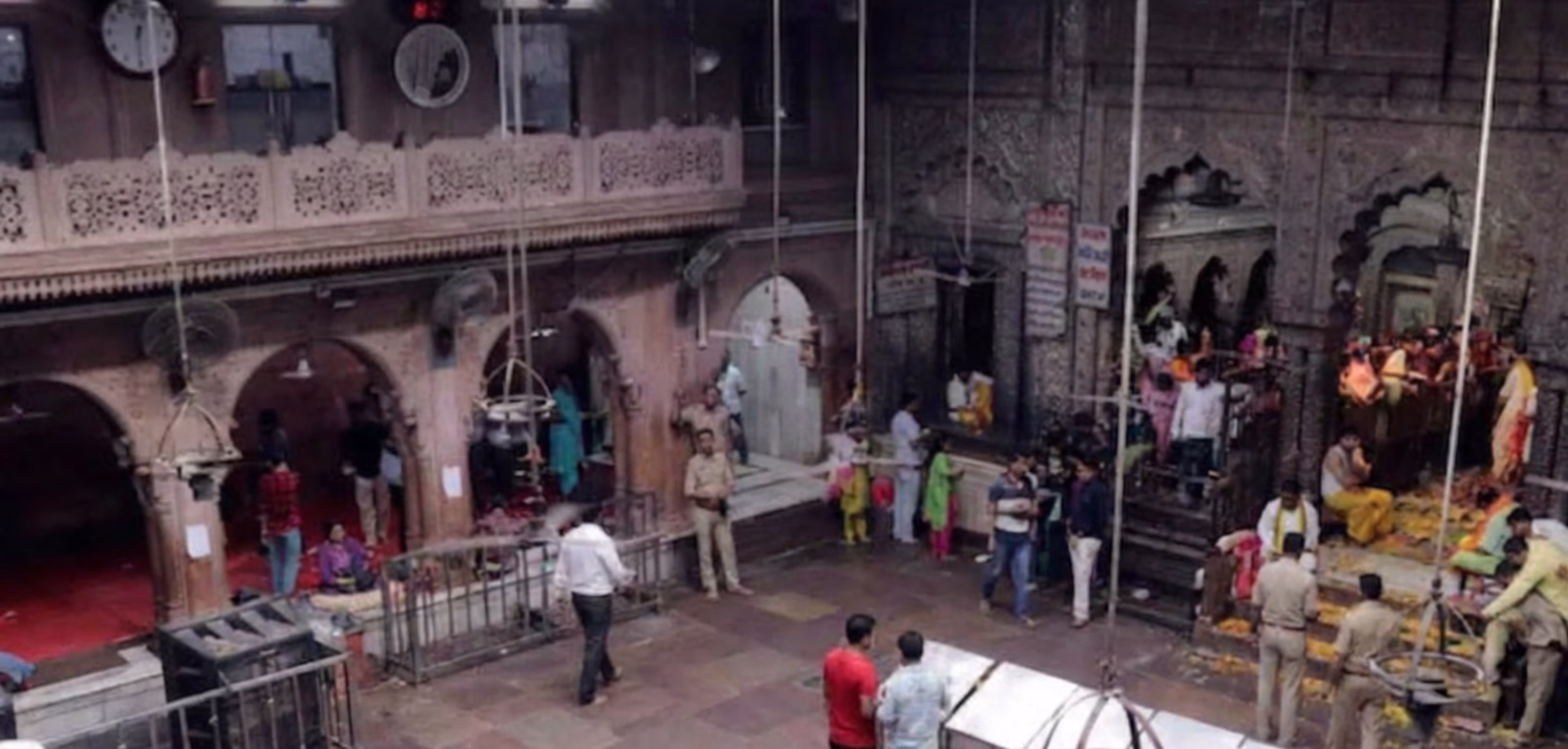 Banke Bihari Temple Jagmohan Hall ban