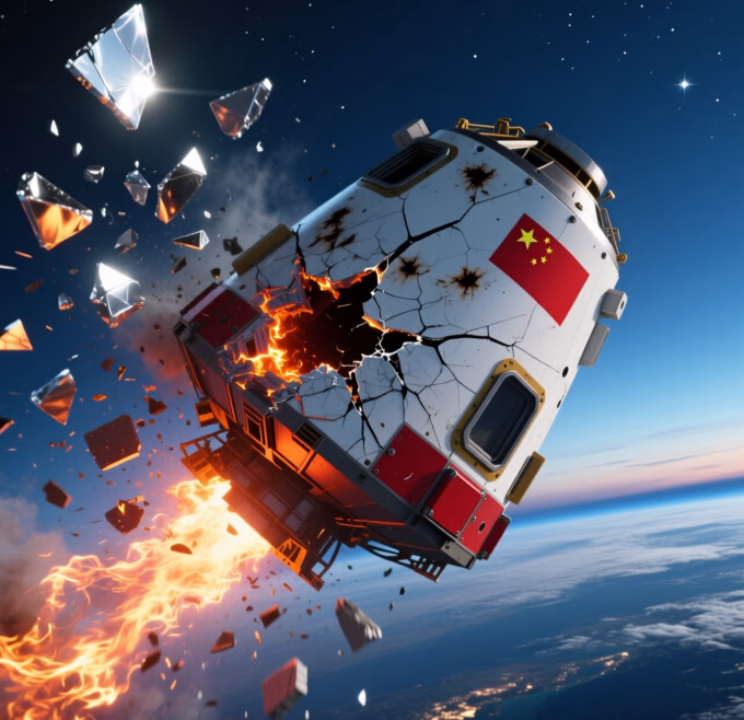 Chinese astronauts’ return capsule