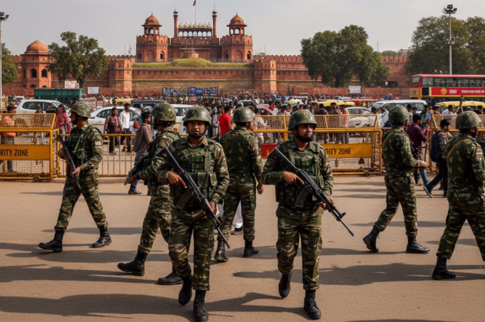 Delhi streets near Red Fort