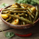 Green beans potatoes Indian recipe