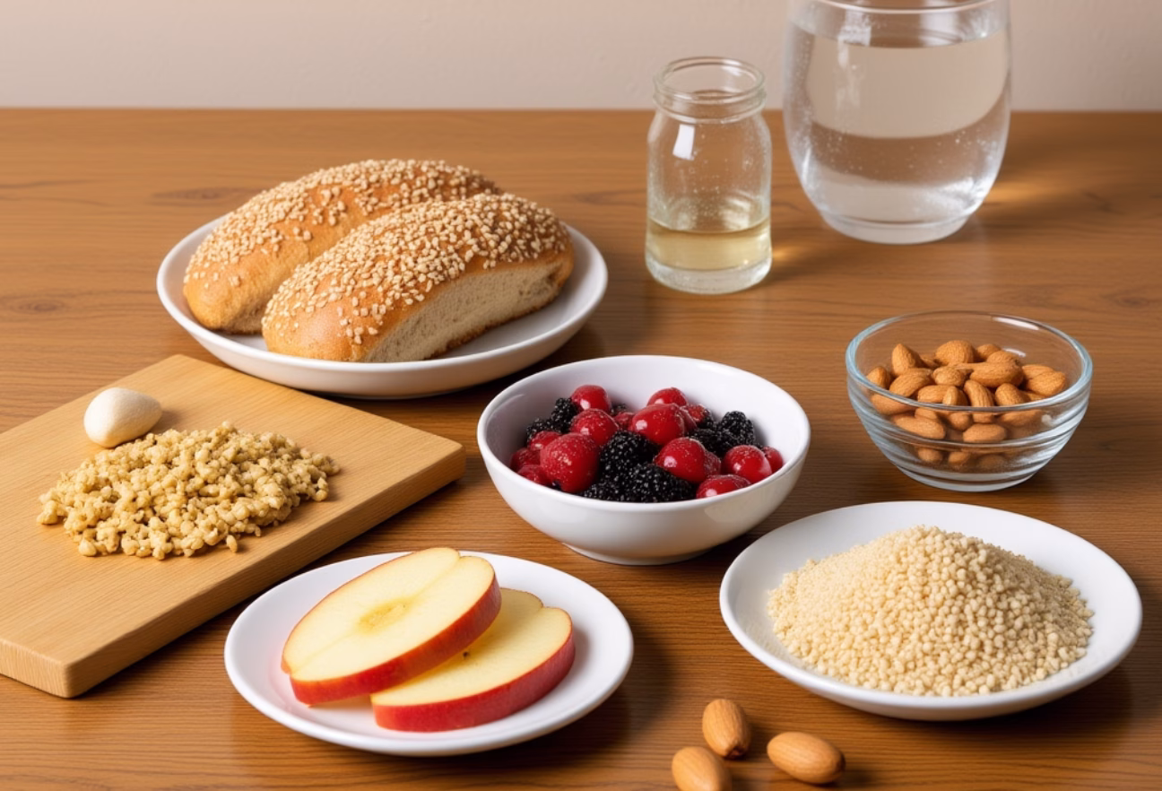 Healthy high-fiber foods