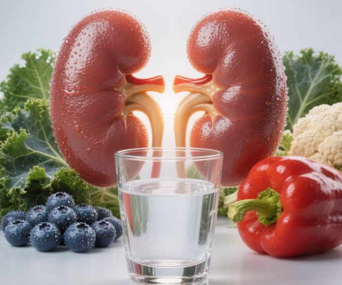 Healthy lifestyle and kidneys wellness