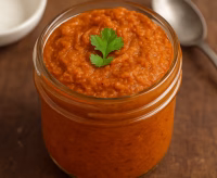 Homemade bhuna masala curry paste ready to use