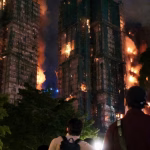Deadly Bamboo Scaffolding Fire Rips Through Hong Kong Residential Blocks